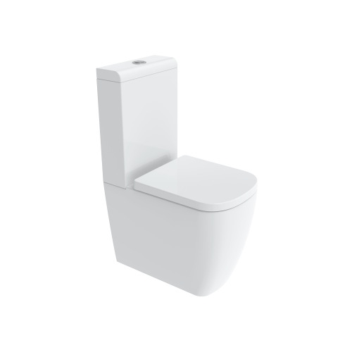 Immagine di Flaminia PLAY vaso monoblocco PLUS gosilent con scarico S/P, senza sedile, colore bianco finitura lucido PY116RS