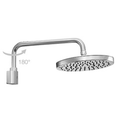 Immagine di Bossini OKI soffione Ø 25 cm, con braccio doccia girevole 30 cm, finitura cromo H55410000030009