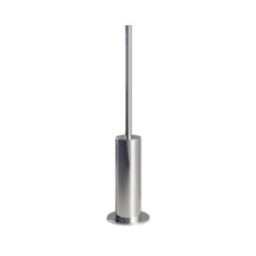 Immagine di Inda MY MINILOVE portascopino da appoggio con scovolo in silicone, finitura cromo AV514ZCR