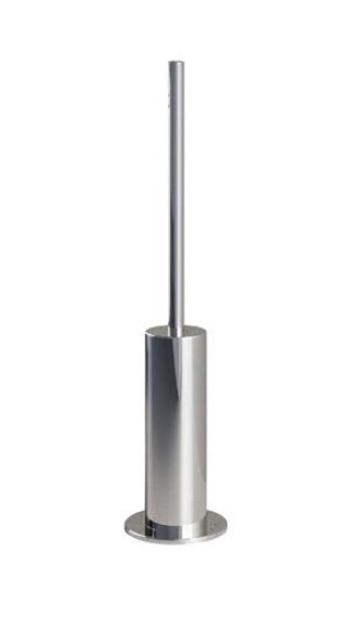 Immagine di Inda MY MINILOVE portascopino da appoggio con scovolo in silicone, finitura cromo AV514ZCR