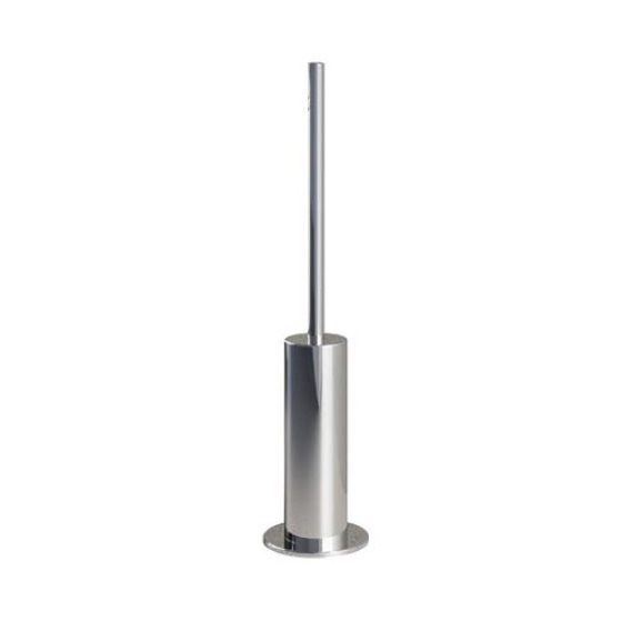Immagine di Inda MY MINILOVE portascopino da appoggio con scovolo in silicone, finitura cromo AV514ZCR