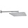 Bossini COSMO soffione quadrato 23 cm, in ottone, con braccio doccia orizzontale, finitura nero opaco H70597I00073009