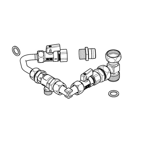 Immagine di Hermann Saunier Duval kit riempimento con disconnettore GeniaSet Tek R32 0010038389