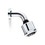 Immagine di Bossini Soffione Fresh Ø 10 cm con braccio doccia 12 cm, finitura cromo H41020A00030004