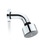 Immagine di Bossini Soffione Cylindrico/1 Ø 7,5 cm, con braccio doccia 12 cm x Ø 3,8 cm, finitura cromo H41352A00030004