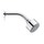 Bossini Soffione Cylindrico/1 Ø 7,5 cm, con braccio doccia 12 cm x Ø 2,1 cm, finitura cromo H26352A00030009