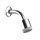 Bossini Soffione Frizza-Gom Ø 5,1 cm con braccio doccia 10 cm, finitura cromo H24074800030004
