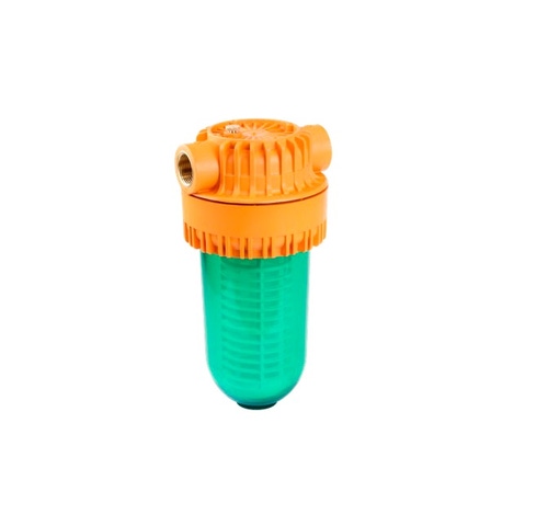 Immagine di Gel DEPURA 700 L/PP 3/4” filtro di sicurezza standard, con cartuccia rete lavabile 7” in polipropilene 90μm, attacchi 3/4” 1010293L