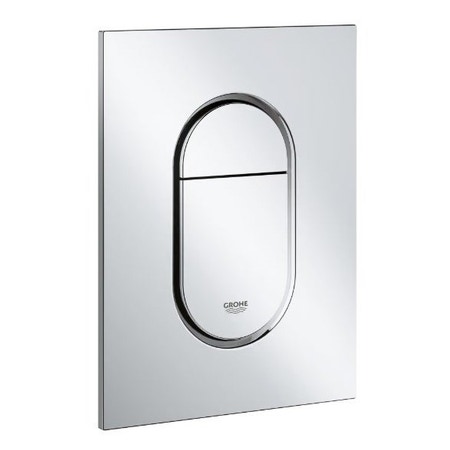 Immagine di Grohe ARENA COSMOPOLITAN S placca di comando per risciacquo a due quantità, finitura cromo 37624000