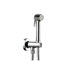 Immagine di Bossini PALOMA BRASS idroscopino con doccia a pulsante in ottone e flessibile in ottone 125 cm, finitura cromo C69038B00030015