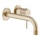 Nobili RESPIRO miscelatore monocomando a parete P.20 cm per lavabo, senza scarico e senza corpo incasso, finitura miele spazzolato PVD RS131199/1CGP