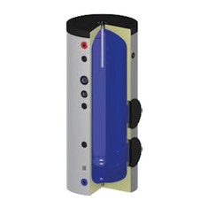 Immagine di ACV TST F2 1000C accumulatore ACS vetrificato capacità 1000 litri, nr.2 flange 300 mm (Isolamento fornito assemblato) 003205