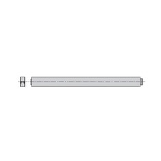 prolunga coassiale scarico 60/100 lungh. 1470 standard