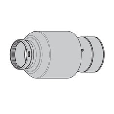 kit scarico/aspirazione d.80 pp meteo-mynute green