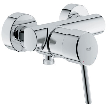 Grohe 31491000 Concetto Miscelatore monocomando per lavello con flessibile  elastico in Santoprene igienico GROHflexx kitchen, finitura cromo