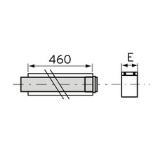 Immagine di Vaillant Prolunga 60/100 mm 0,5 m 303801