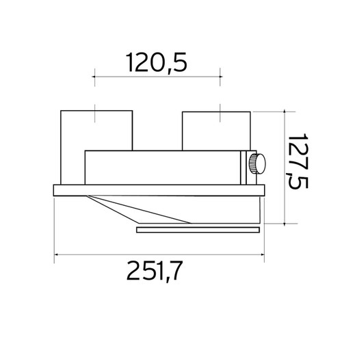 Immagine di Vaillant Adattatore scarico fumi sdoppiato 80/80 mm per scaldabagni turboMAG 303847