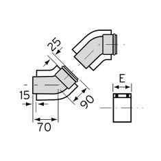 Immagine di Vaillant Coppia curve 45° 60/100mm 303911