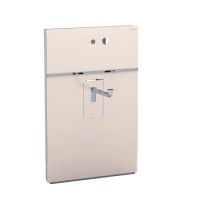 Immagine di Geberit MONOLITH modulo per lavabo sospeso e rubinetto da incasso, miscelatore 10 cm, senza carrello, colore vetro sabbia 131.043.TG.1