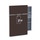 Geberit Monolith per lavabo sospeso con rubinetto a pianale, carrello a destra, colore vetro terra d'ombra 131.049.SQ.1