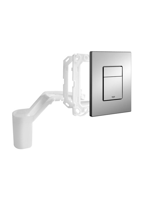 Immagine di Grohe SKATE COSMOPOLITAN SET FRESH piastra di azionamento Wc, per cassette di sciacquo da incasso Dual Flush e Start&Stop, finitura cromo 38805000