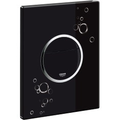 Immagine di Grohe Nova Cosmopolitan Piastra Di Azionamento Wc Nero lucido Serigrafato 38847KI0