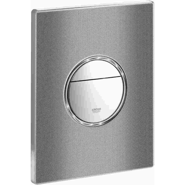 Piastra Di Comando GROHE Sail Per WC - Cromata 38965000, Con Tecnologia EcoJoy E Doppio Tasto (Risciacquo Start & Stop)