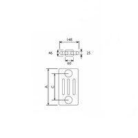 Immagine di Deltacalor New line radiatore 4 colonne Signal black h. 600 x L. 148 mm NW4060..S9004
