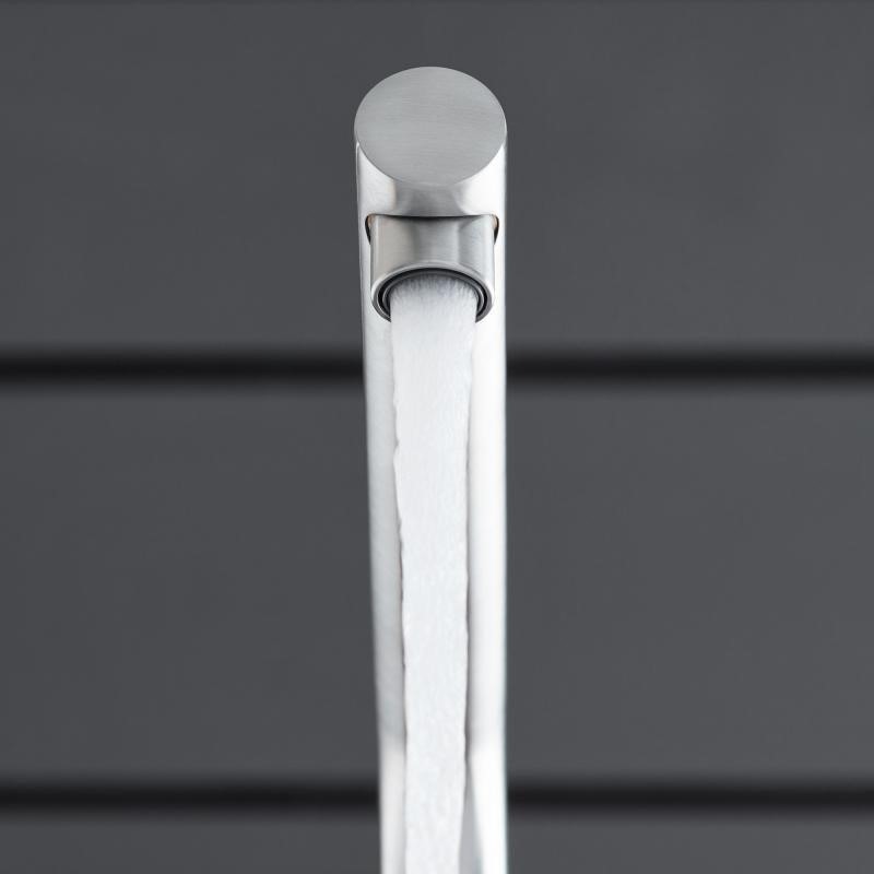 Immagine di Grohe Blue Home miscelatore monocomando per lavello con sistema filtrante dell'acqua bocca "L" Cromo 31454000