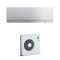 Immagine di Mitsubishi MSZ-EF Kirigamine ZEN Climatizzatore monosplit inverter, Argento | unità esterna 5 kW unità interna 18000 BTU MUZ-EF50VE-MSZ-EF50VE3S