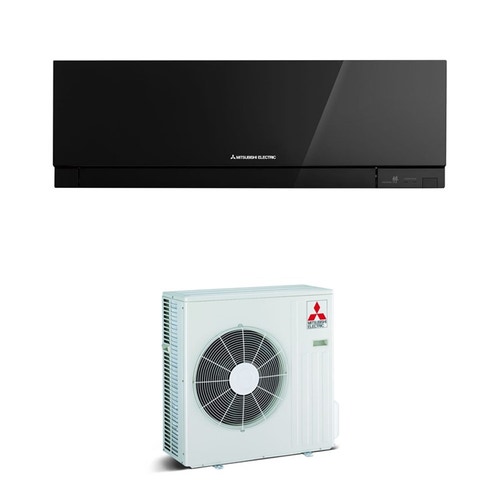 Immagine di Mitsubishi MSZ-EF Kirigamine ZEN Climatizzatore monosplit inverter, Nero | unità esterna 5 kW unità interna 18000 BTU MUZ-EF50VE-MSZ-EF50VE3B