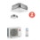 Immagine di Mitsubishi SLZ-KF Climatizzatore dual split MXZ-2D33VA+2xSLZ-KF25VA2-SLP-2FALM 9+9 BTU