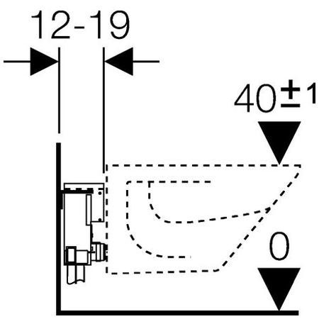 Immagine di Geberit Combifix per bidet sospeso 457.600.00.1