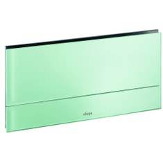 Immagine di Viega Visign for More 101 Placca di comando Wc Vetro trasparente/verde menta 630843