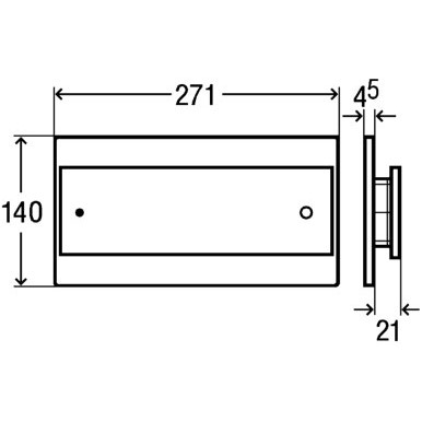Immagine di Viega Visign for More 102 Placca di comando Wc Acciaio inox 597528