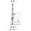 Immagine di Geberit Duofix 90 per bidet sospeso, altezza parziale 82 cm 111.537.00.1