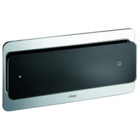Immagine di Viega Visign for More 103 Placca di comando Wc Vetro parsol/nero 605858