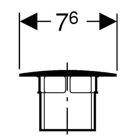 Immagine di Geberit Tappo e copertura della piletta Clou 240.750.21.1