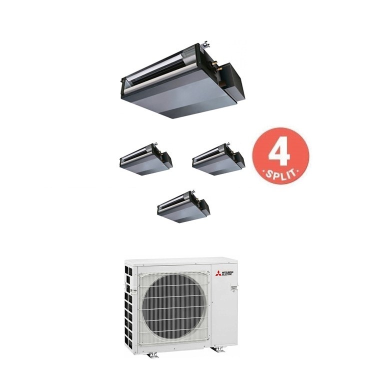 Immagine di Mitsubishi SEZ-KD Climatizzatore quadri split MXZ-4E83VA+4xSEZ-KD25VAL 9+9+9+9 BTU