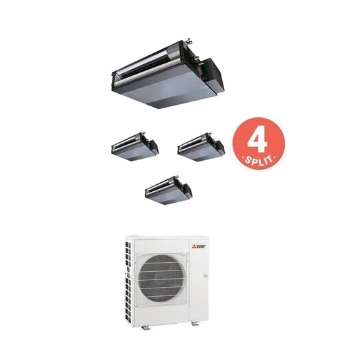 Immagine di Mitsubishi SEZ-KD Climatizzatore quadri split MXZ-4E83VAHZ+KD25VA+2KD35VA+KD50VA 9+12+12+18 BTU