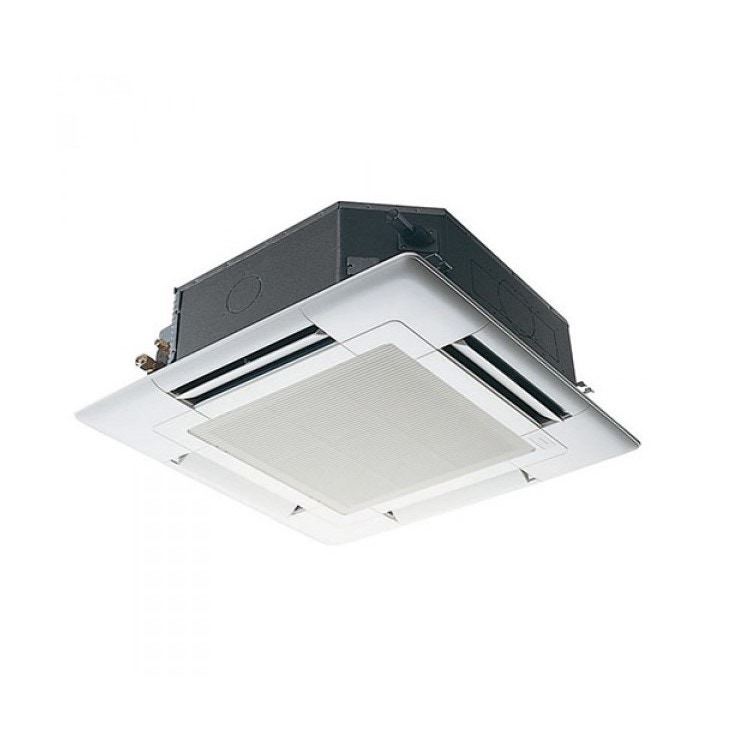 Immagine di Mitsubishi  PLA-EA Climatizzatore monosplit inverter Bianco | unità esterna POWER INVERTER unità interna 45000 BTU con griglia bianca e telecomando a infrarossi PUHZ-ZRP125VKA3-PLA-RP125EA