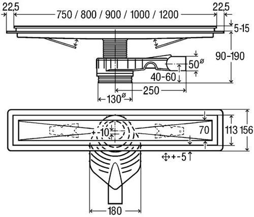 Immagine di Viega Advantix Corriacqua (80 cm) 618018