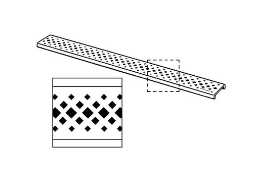 Immagine di Viega ADVANTIX griglia advantix visign ER1 finitura opaco da 75 cm (serie fino al 2015) 570422