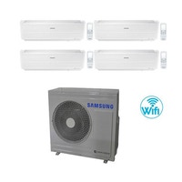 Immagine di Samsung WINDFREE Climatizzatore quadri split wi-fi 7+7+7+12 BTU AJ070FCJ4EH/EU+3AR07MSPXBW+AR12MSPXBW 