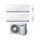 Samsung NEW STYLE PLUS Climatizzatore dual split inverter Bianco | unità esterna 4 kW unità interne 7000+7000 BTU AJ040MCJ2EH/EU+2xAR07NXFHBWKNEU