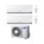 Samsung NEW STYLE PLUS Climatizzatore dual split inverter Bianco | unità esterna 5 kW unità interne 7000+18000 BTU AJ050MCJ2EH/EU+AR07NXFHBWKNEU+AR18NSFHBWKNEU
