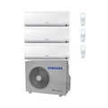 Immagine di Samsung NEW STYLE PLUS Climatizzatore trial split inverter Bianco | unità esterna 5.2 kW unità interne 7000+9000+12000 BTU AJ052MCJ3EH/EU+AR07NXFHBWKNE+9+12 BTU