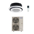 Immagine di Samsung CASSETTA 360° Climatizzatore monosplit inverter, trifase | unità esterna 14 kW unità interna 48000 BTU Con pannello circolare bianco e comando wireless  AC140MN4PKH/EU-AC140MXADNH/EU-PC4NUNMAN-AR-KH00E