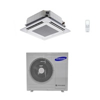 Immagine di Samsung Cassetta 4 VIE Climatizzatore monosplit inverter | unità esterna 7.1 kW unità interna 24000 BTU con pannello e comando wireless AC071MN4DKH/EU-AC071MXADKH/EU-PC4NUSKAN-MR-EH00