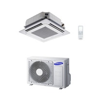 Immagine di Samsung MINI CASSETTA 4 VIE Climatizzatore monosplit inverter | unità esterna 2.5 kW unità interna 9000 BTU con pannello e comando wireless AC026MNNDKH/EU-AC026MXADKH/EU-PC4SUSMBN-MR-EH00